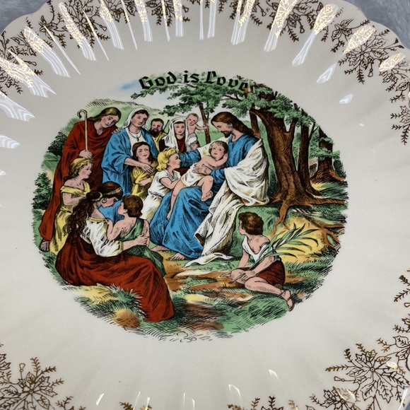 Vintage MCM first edition religious plate - Picture 4 of 4